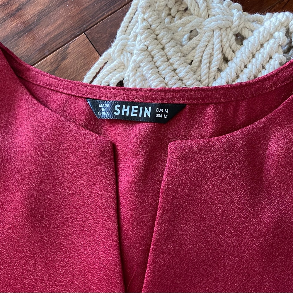 Shein • Scalloped sleeveless shift dress - Picture 5 of 6